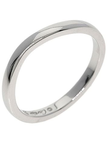 Cartier Cartier Ballerina Curve #53 Ring, Platinum PT950, Women's. (view 2)