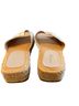 Summer 100% Leather Floral Ivory Tan Mule/Clog Size 9 - photo 2