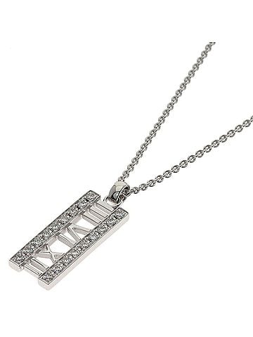 Tiffany & Co. Tiffany &amp; Co. Atlas Bar Diamond Necklace, 18K White Gold, Women's. (view 1)