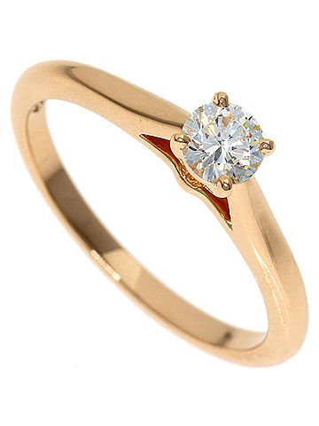 Cartier Cartier MK Corfil Diamond Ring #47, 18K Pink Gold, Women's. (view 1)
