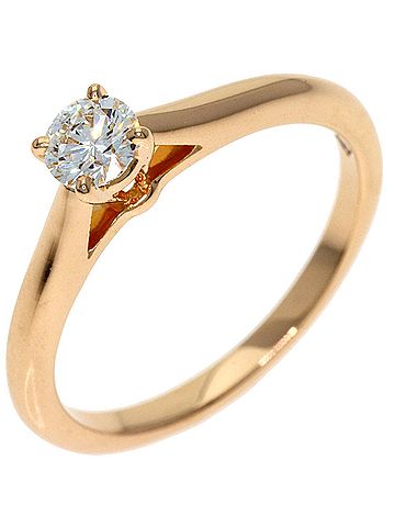 Cartier Cartier MK Corfil Diamond Ring #47, 18K Pink Gold, Women's. (view 2)