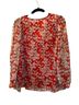 Traffic People Floral Red Blouse Size S - photo 2