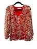 Traffic People Floral Red Blouse Size S - photo 1