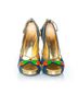 Dsquared2 100% Suede Blue Dsquared2 Blue suede candy pump Size EU 38 1/2 - photo 3