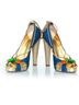 Dsquared2 100% Suede Blue Dsquared2 Blue suede candy pump Size EU 38 1/2 - photo 7