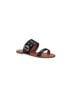 Coach Black Brown Sandals Size 9 1/2 - photo 1