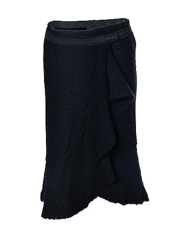 Isabel Marant Isabel Marant, Black wool wrap skirt (view 1)