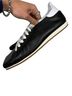 Tibi 100% Leather Black White Sneakers Size 9 1/2 - photo 4