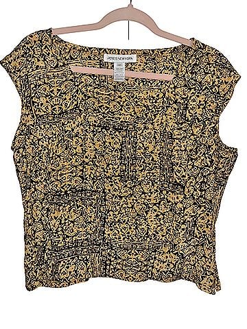 Jones New York Short Sleeve Blouse (view 1)