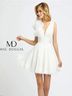 Mac Duggal Floral White Cocktail Dress Size 10 - photo 3