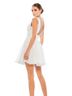 Mac Duggal Floral White Cocktail Dress Size 10 - photo 2