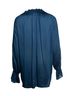 The Row 100% Modal Blue The Row, blue blouse with bow Size M - photo 3