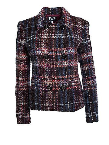 Dolce & Gabbana Dolce &amp; Gabbana, multicolor tweed blazer (view 1)