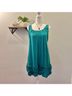 Papillon 100% Polyester Teal Casual Dress Size S - photo 5