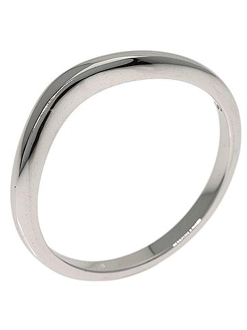 Bvlgari Bulgari Curved Band Ring, Platinum PT950, Women's BVLGARI (view 2)
