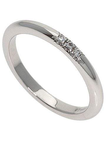 Tiffany & Co. Tiffany &amp; Co. Forever 3-Piece Diamond Ring, Platinum PT950, Women's. (view 1)