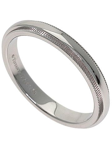 Tiffany & Co. Tiffany &amp; Co. Milgrain Ring, Platinum PT950, Women's Ring. (view 1)