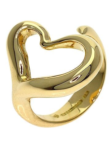 Tiffany & Co. Tiffany &amp; Co. Open Heart Ring, 18K Yellow Gold, Women's. (view 2)