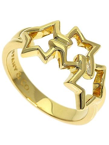 Tiffany & Co. Tiffany &amp; Co. Triple Star Ring, 18K Yellow Gold, Women's. (view 1)