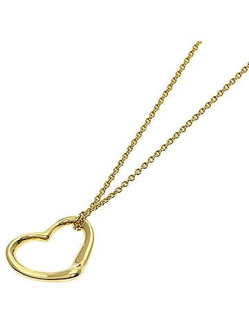 Tiffany & Co. Tiffany &amp; Co. Open Heart Necklace, 18K Yellow Gold, Women's. (view 1)