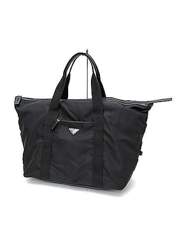 Prada Prada Nylon x Saffiano Leather Duffle Bag 2VC796 - Black (view 1)