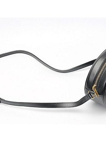 Céline Celine CELINE Oval Bag Cuile Triomphe Shoulder 19860 Black (view 2)
