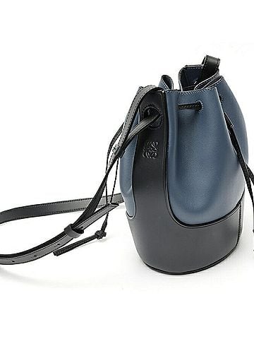 Loewe Loewe Balloon Bag Small Shoulder A686C31X01 326.75AC31 Leather Blue Black (view 2)