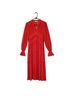 Tory Burch Solid Red Casual Dress Size 0 - photo 1