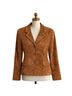 Atelier 100% Leather Brown Blazer Size M - photo 1