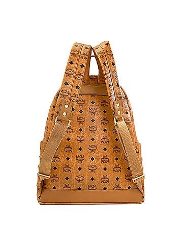 MCM MCM Logo Backpack/Daypack, PVC, Women's (view 2)