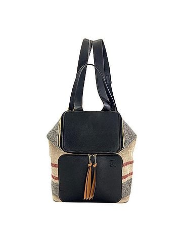 Loewe Loewe Goya Backpack/Daypack, Calfskin/Wool, Women's (view 1)