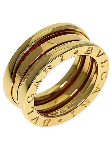 Bvlgari BVLGARI B-zero1 2-band ring #48, 18K yellow gold, women's. (view 2)