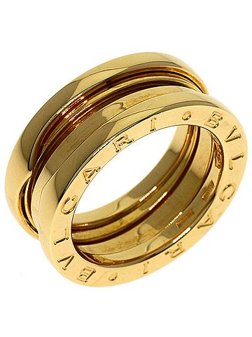 Bvlgari BVLGARI B-zero1 2-band ring #48, 18K yellow gold, women's. (view 2)