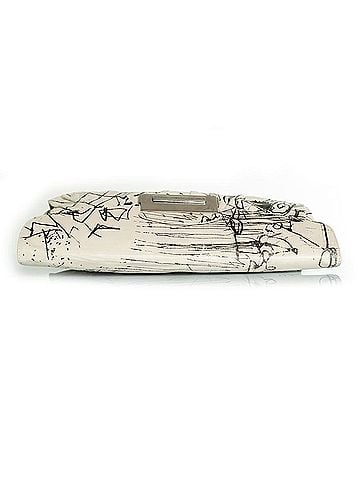 Giuseppe Zanotti Giuseppe Zanotti, black and white clutch (view 2)