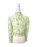 Alice + Olivia Floral Multi Color Short Sleeve Blouse Size L - photo 2