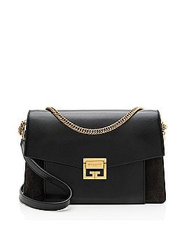 Givenchy Givenchy Leather Suede GV3 Medium Shoulder Bag (view 1)