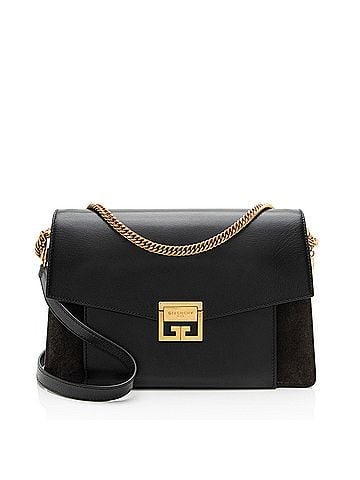 Givenchy Givenchy Leather Suede GV3 Medium Shoulder Bag (view 1)