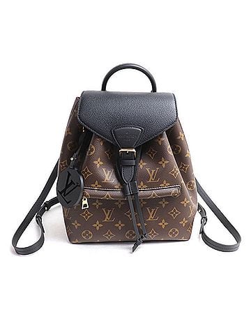 Louis Vuitton LOUIS VUITTON Montsouris NM PM Backpack/Daypack Monogram Noir M45515 Women's (view 1)