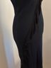 Ghost 100% Rayon Black Blue Cocktail Dress Size S - photo 9
