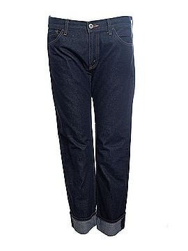 Junya Watanabe Junya Watanabe, folded ankle indigo dark jeans (view 1)