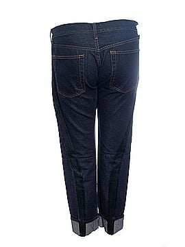Junya Watanabe Junya Watanabe, folded ankle indigo dark jeans (view 2)