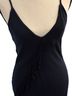 Ghost 100% Rayon Black Blue Cocktail Dress Size S - photo 2