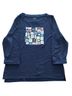 Talbots 100% Cotton Print Blue 3/4 Sleeve Top Size XL - photo 1