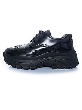 Prada Prada, chunky broque trainers in black (view 2)