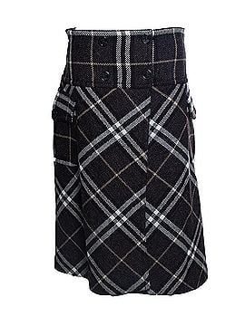 Burberry Burberry, checkered wool skirt (view 1)