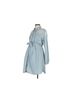 Seraphine 100% Cotton Blue Long Sleeve Button-Down Shirt Size 6 - photo 1