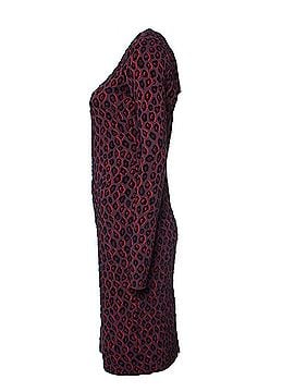 Givenchy Givenchy, Aubergine colored leopard print dress. (view 2)