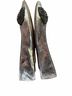 Tory Burch 100% Leather Silver Flats Size 9 - photo 7