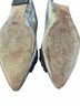 Tory Burch 100% Leather Silver Flats Size 9 - photo 8