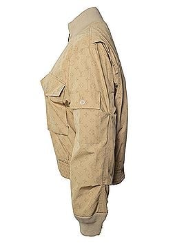 Louis Vuitton Louis Vuitton, Beige monogram bomber (view 2)